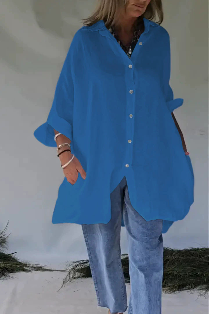 Damen Übergroßes Hemd Heidi-Mode