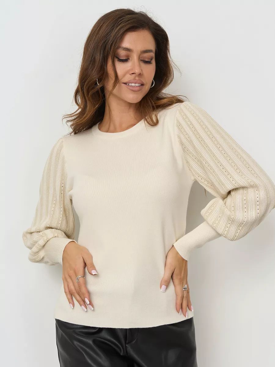 Damen Oversized Strickpullover mit tiefem V-Ausschnitt und lässigem Schnitt Heidi-Mode