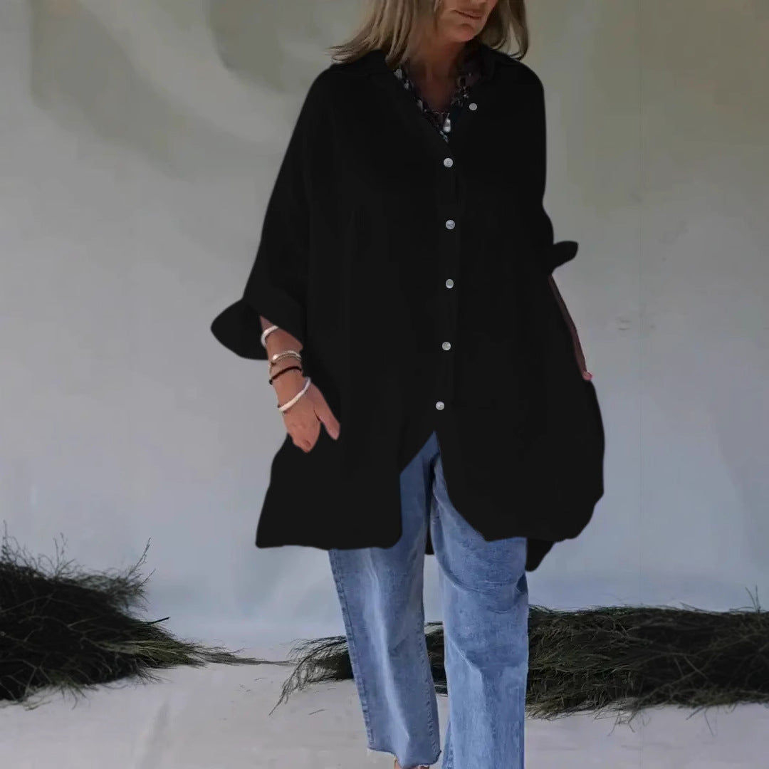 Damen Übergroßes Hemd Heidi-Mode