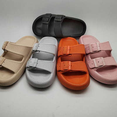 Wohlfühl - Wolken Schlappen Hausschuhe