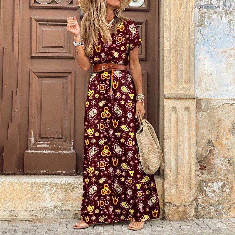 Luna® | Elegantes Bohemian Maxi-Kleid