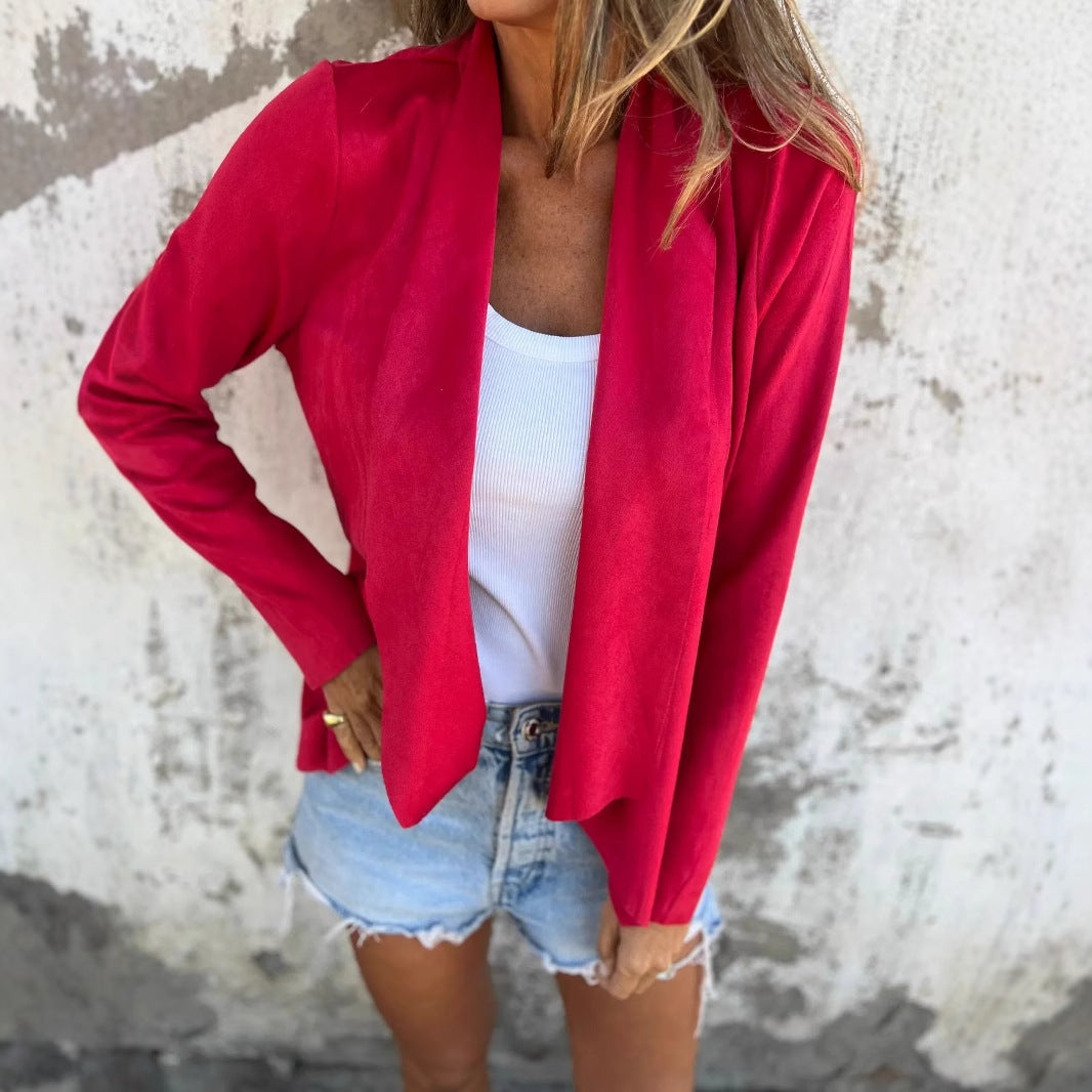 Damen elegante und bequeme Blazerjacke Heidi-Mode