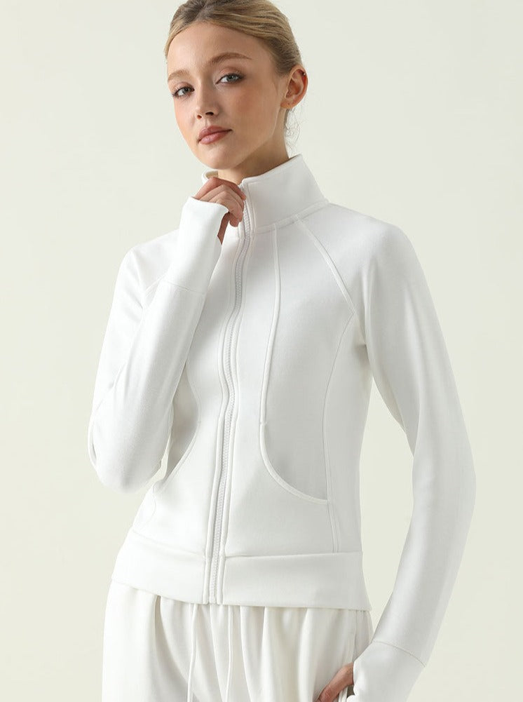 Mila | Sportliche Zip-Jacke mit Stehkragen