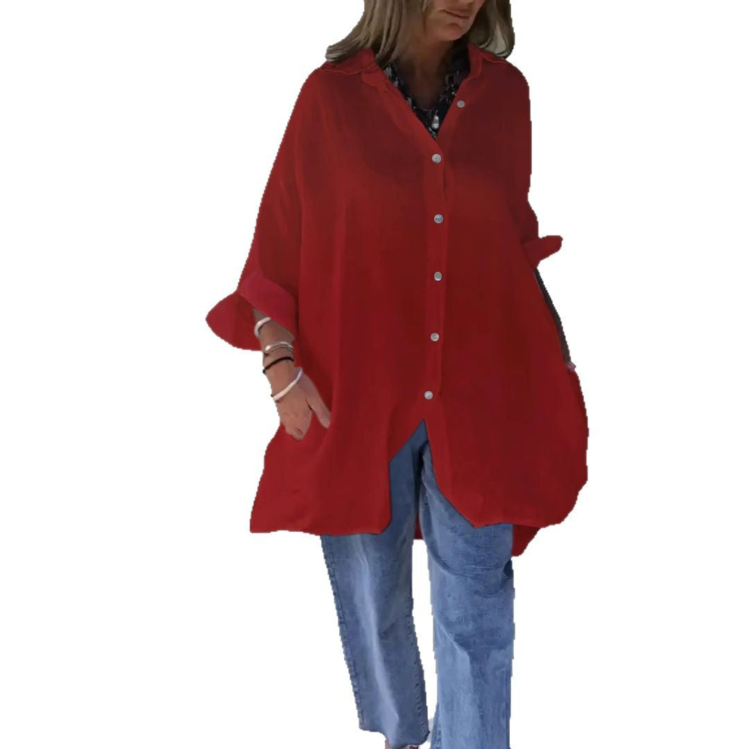 Damen Übergroßes Hemd Heidi-Mode