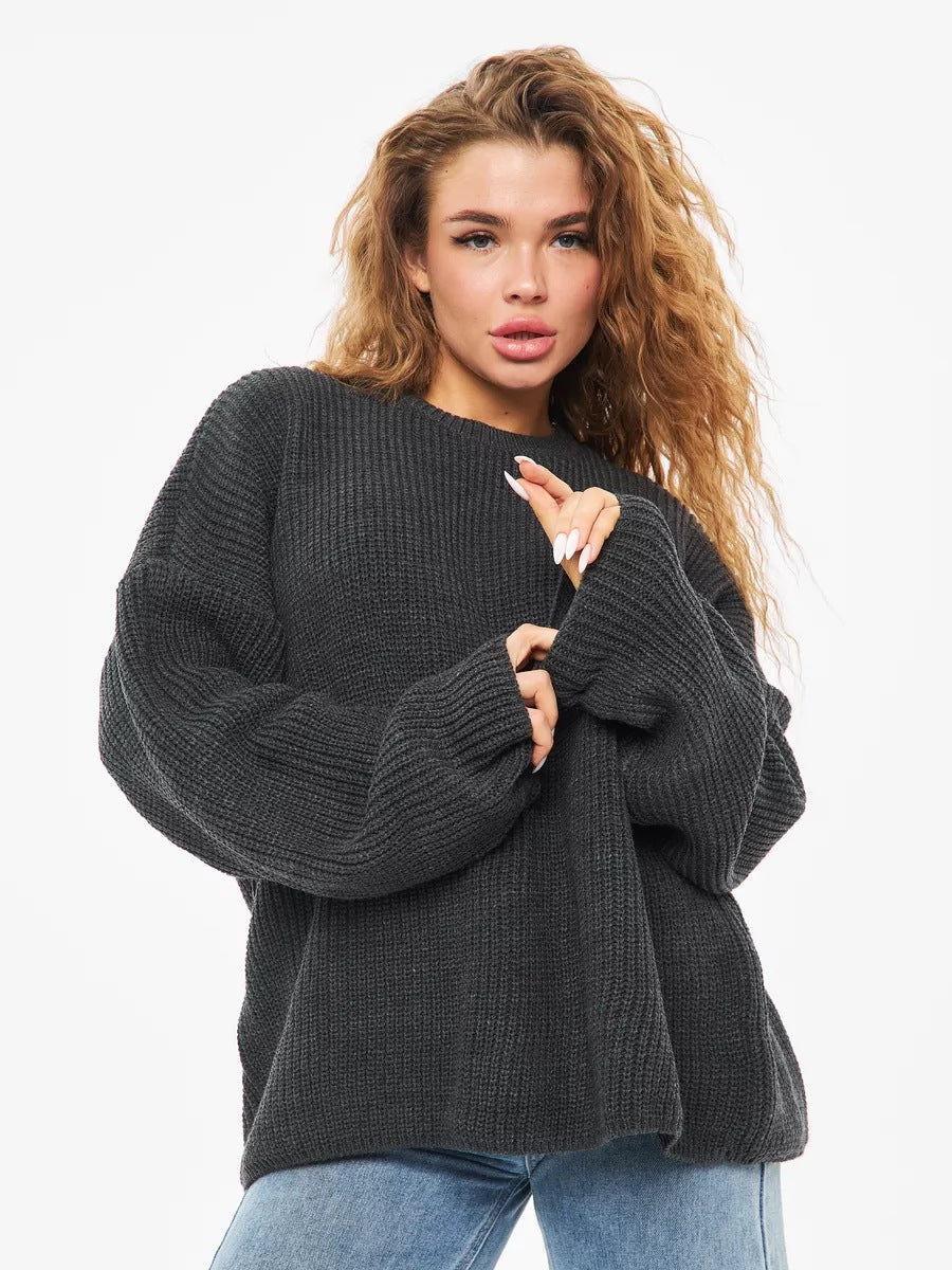 Damen Oversized Strickpullover Heidi-Mode