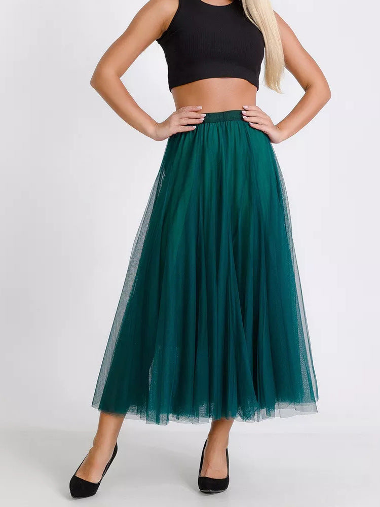 Damen Tüllrock mit elegantem Schichten-Design Heidi-Mode