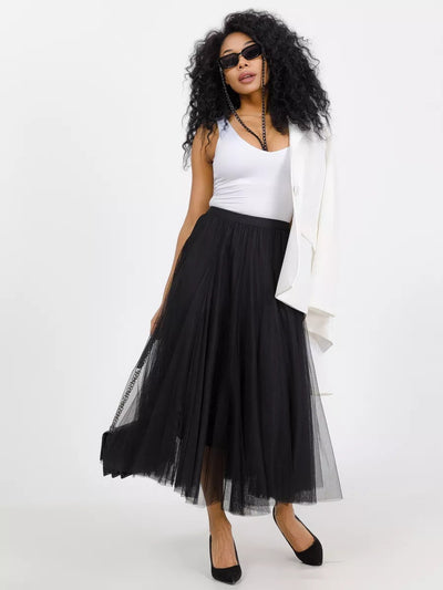 Damen Tüllrock mit elegantem Schichten-Design Heidi-Mode