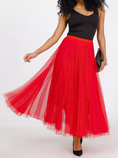 Damen Tüllrock mit elegantem Schichten-Design Heidi-Mode