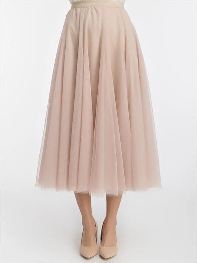 Damen Tüllrock mit elegantem Schichten-Design Heidi-Mode