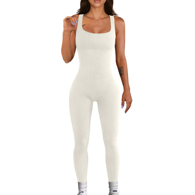 Damen Hochwertiger Strick-Jumpsuit mit figurschmeichelndem Schnitt Heidi-Mode