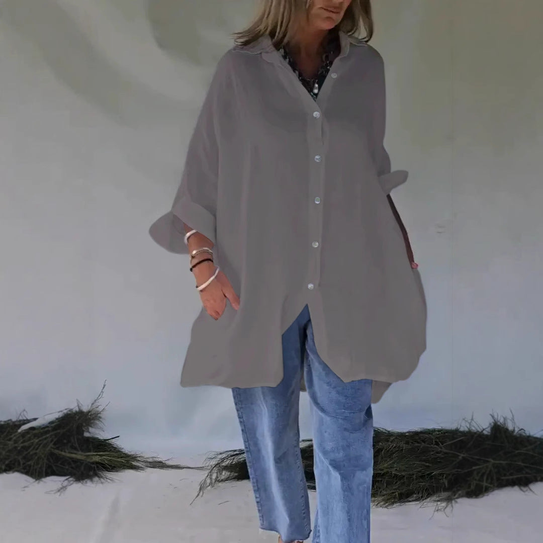 Damen Übergroßes Hemd Heidi-Mode