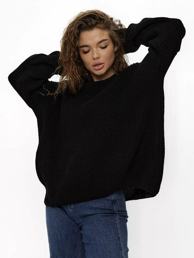 Damen Oversized Strickpullover Heidi-Mode