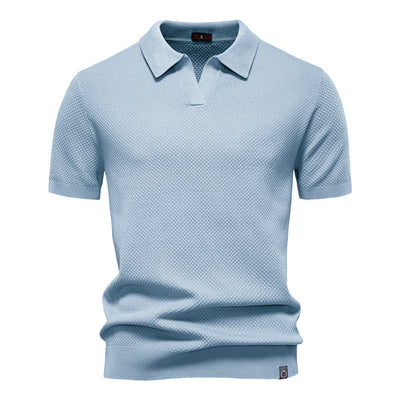 Holger – Strukturiertes Polo-Shirt