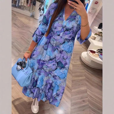 Damen Maxi-Kleid im Bohemian-Stil von Heidi-Mode