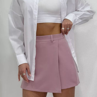 Damen cropped Oberteil mit auffälligem Knotendesign und figurbetontem Schnitt Heidi-Mode