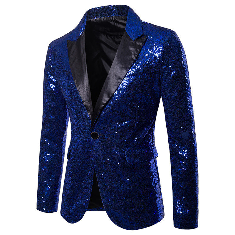 Herren Pailletten Formal Blazer Heidi-Mode