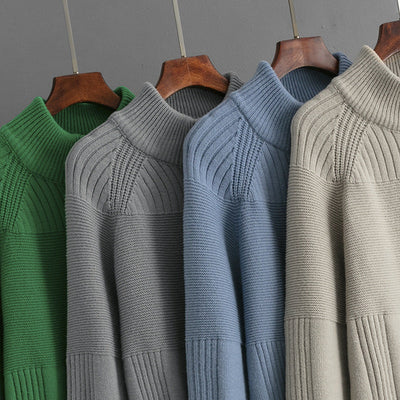 Damen Strickkleid mit kurzem Reißverschluss und lässigem Raglan-Schnitt Heidi-Mode