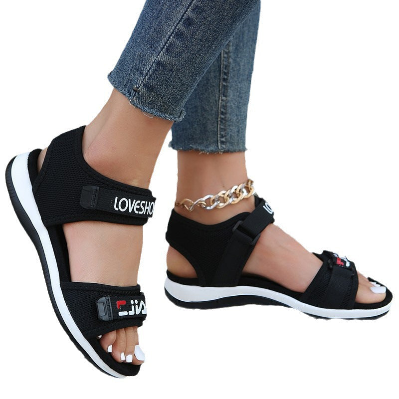 Damen Verstellbare Sandalen mit anatomischem Fußbett und rutschfester Sohle Heidi-Mode