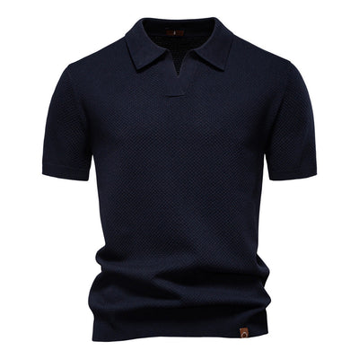 Holger – Strukturiertes Polo-Shirt