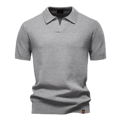 Holger – Strukturiertes Polo-Shirt
