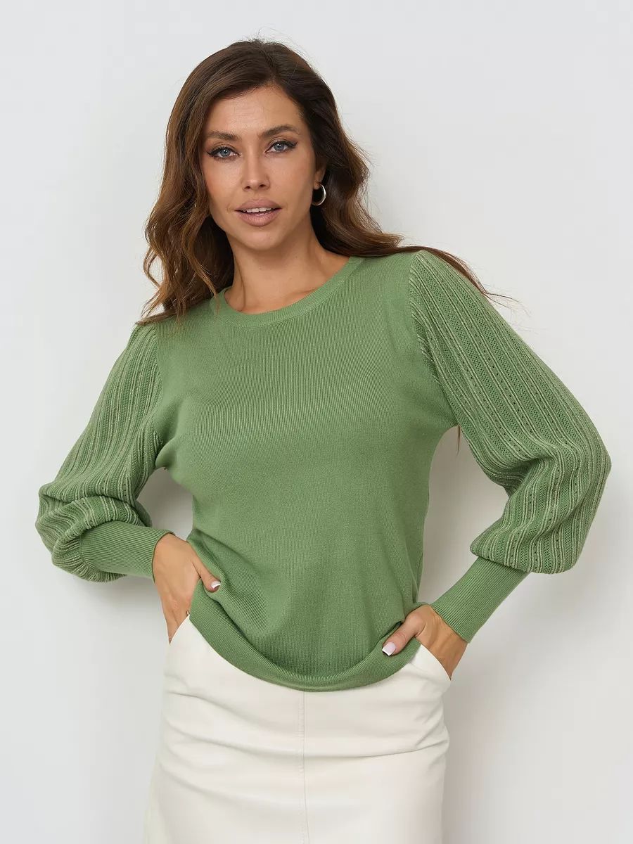 Damen Oversized Strickpullover mit tiefem V-Ausschnitt und lässigem Schnitt Heidi-Mode