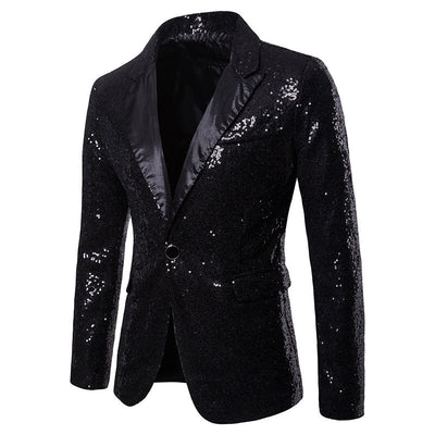 Herren Pailletten Formal Blazer Heidi-Mode