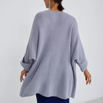 Damen modischer Strickcardigan mit lässigem Schnitt und praktischen Taschen Heidi-Mode