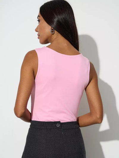 Damen V-Ausschnitt Tanktop Heidi-Mode