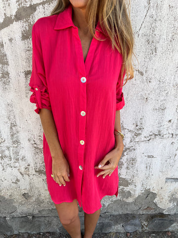 Damen Hemdblusenkleid Heidi-Mode