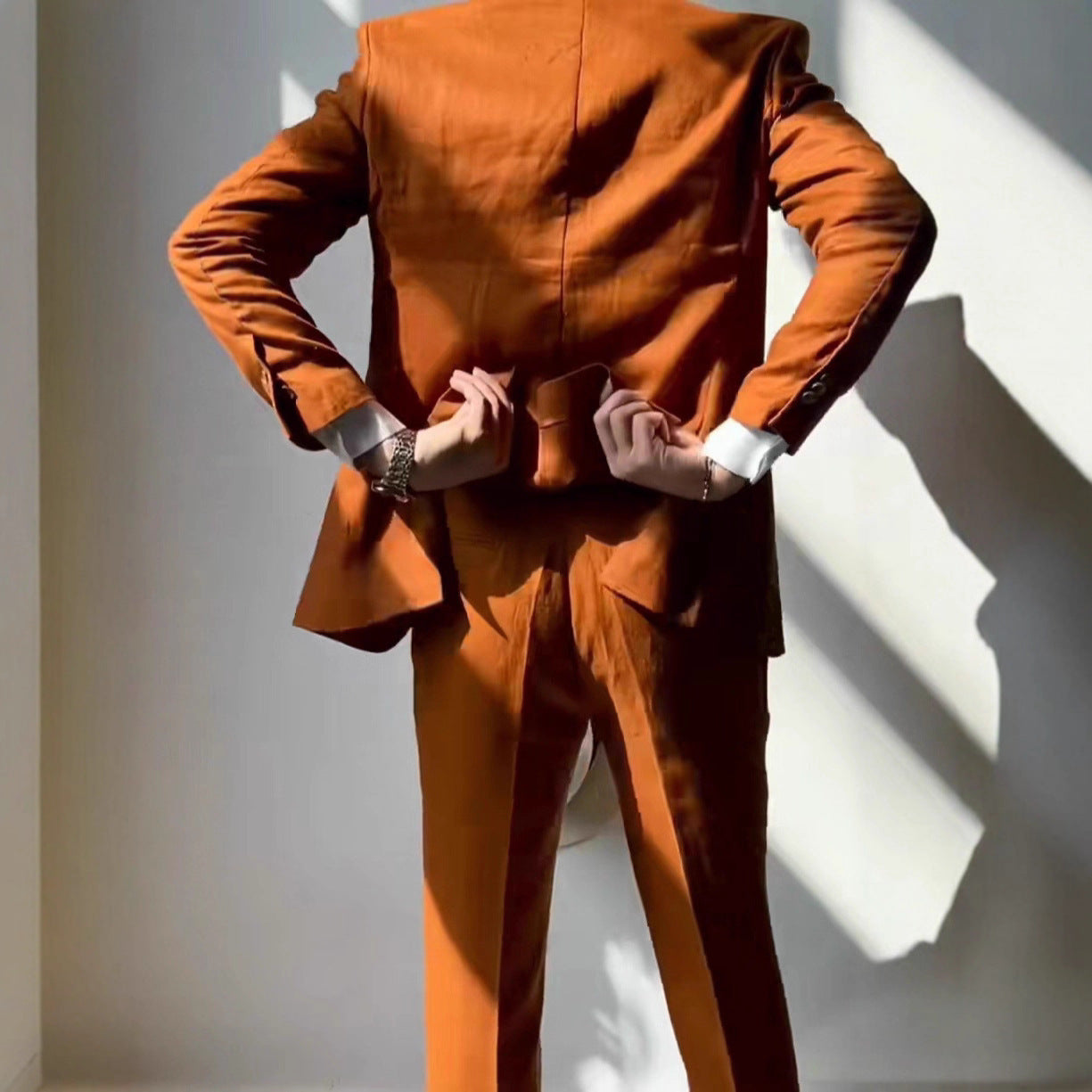 Herren eleganter Anzug im modernen Schnitt Aliams