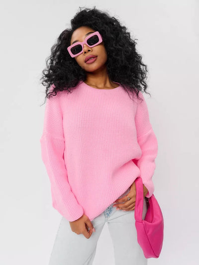 Damen Oversized Strickpullover Heidi-Mode