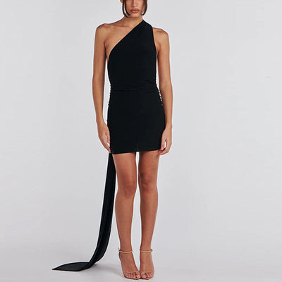 Damen Einseitiges Wickelkleid mit innovativem Design und hautfreundlichem Material Heidi-Mode