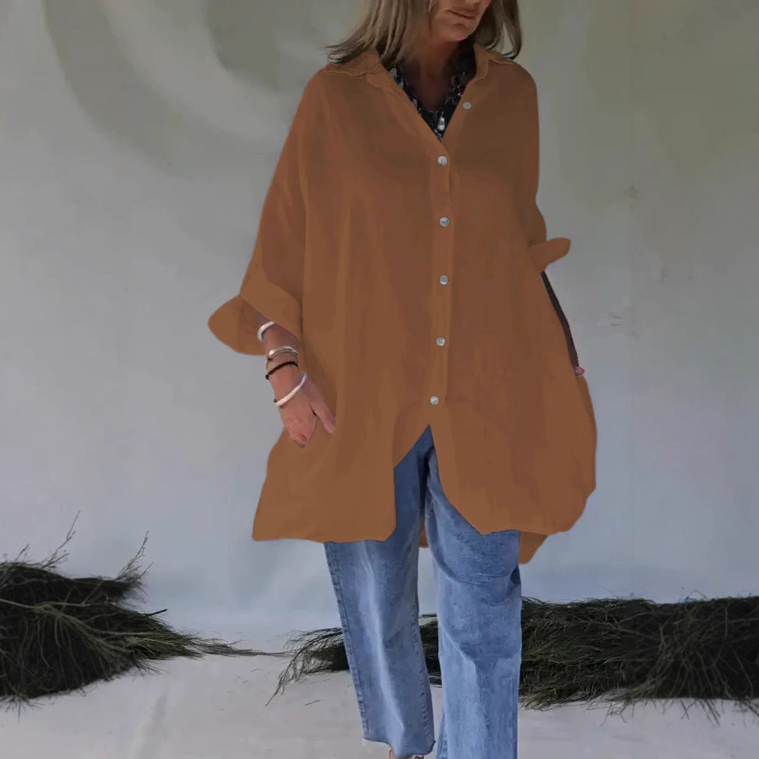 Damen Übergroßes Hemd Heidi-Mode