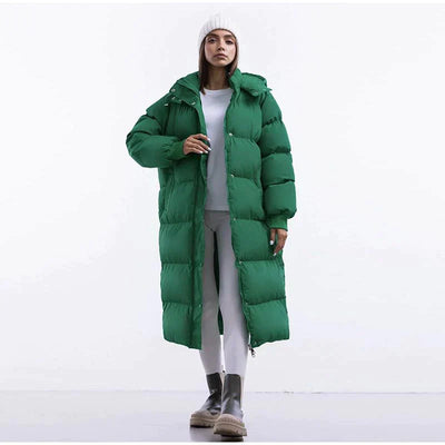 Steppjacke mit Kapuze Puffer Winterjacke