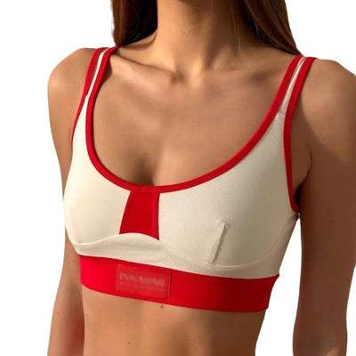 Damen High-Waist Unterhose mit sportlichem Design und elastischem Bund Heidi-Mode