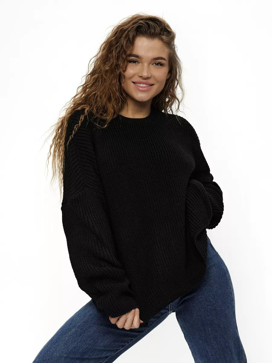 Damen Oversized Strickpullover Heidi-Mode