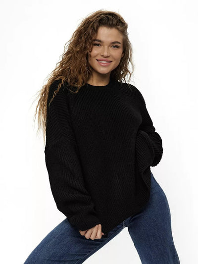 Damen Oversized Strickpullover Heidi-Mode