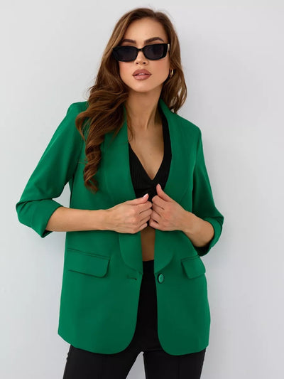 Damen Blazer mit elegantem Schnitt und modernen Details Heidi-Mode