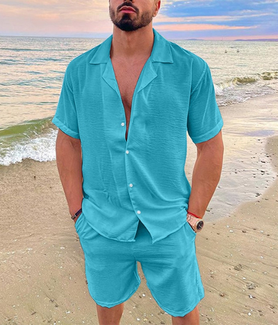 Julian Kurzarmhemd und Shorts Set