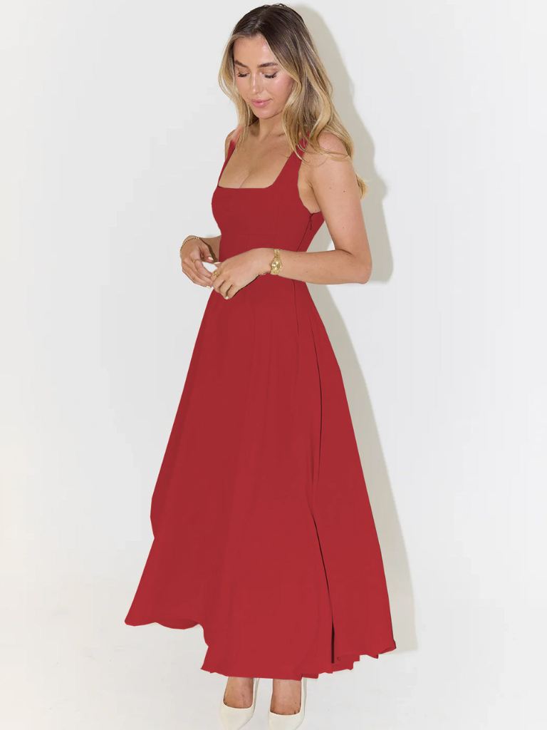 MIRAVO | Feminines Midi-Kleid mit französischem Flair