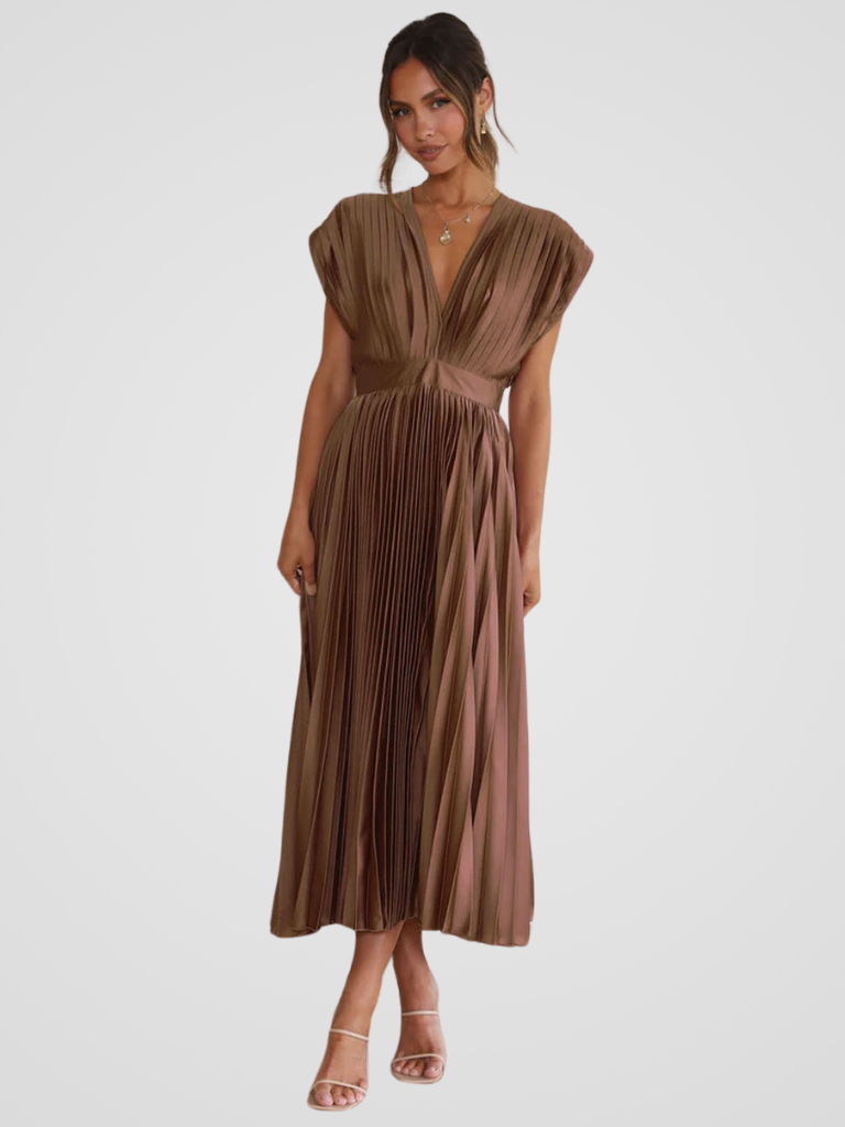 AMAYA PLEATED MIDI