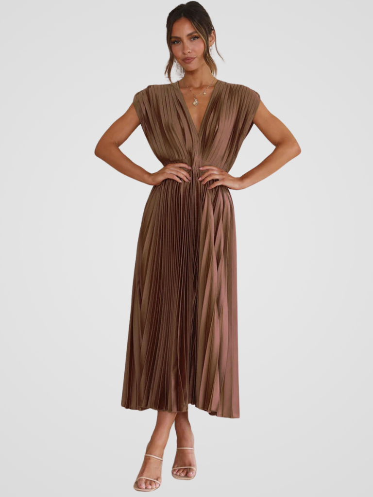 AMAYA PLEATED MIDI
