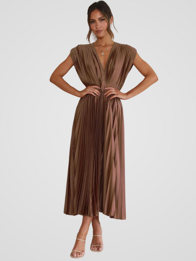 AMAYA PLEATED MIDI