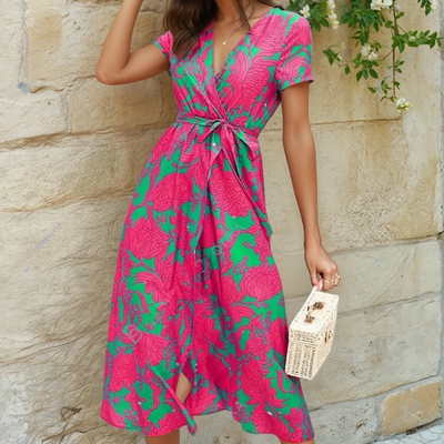 Florence | Leichte und elegante bunte Robe
