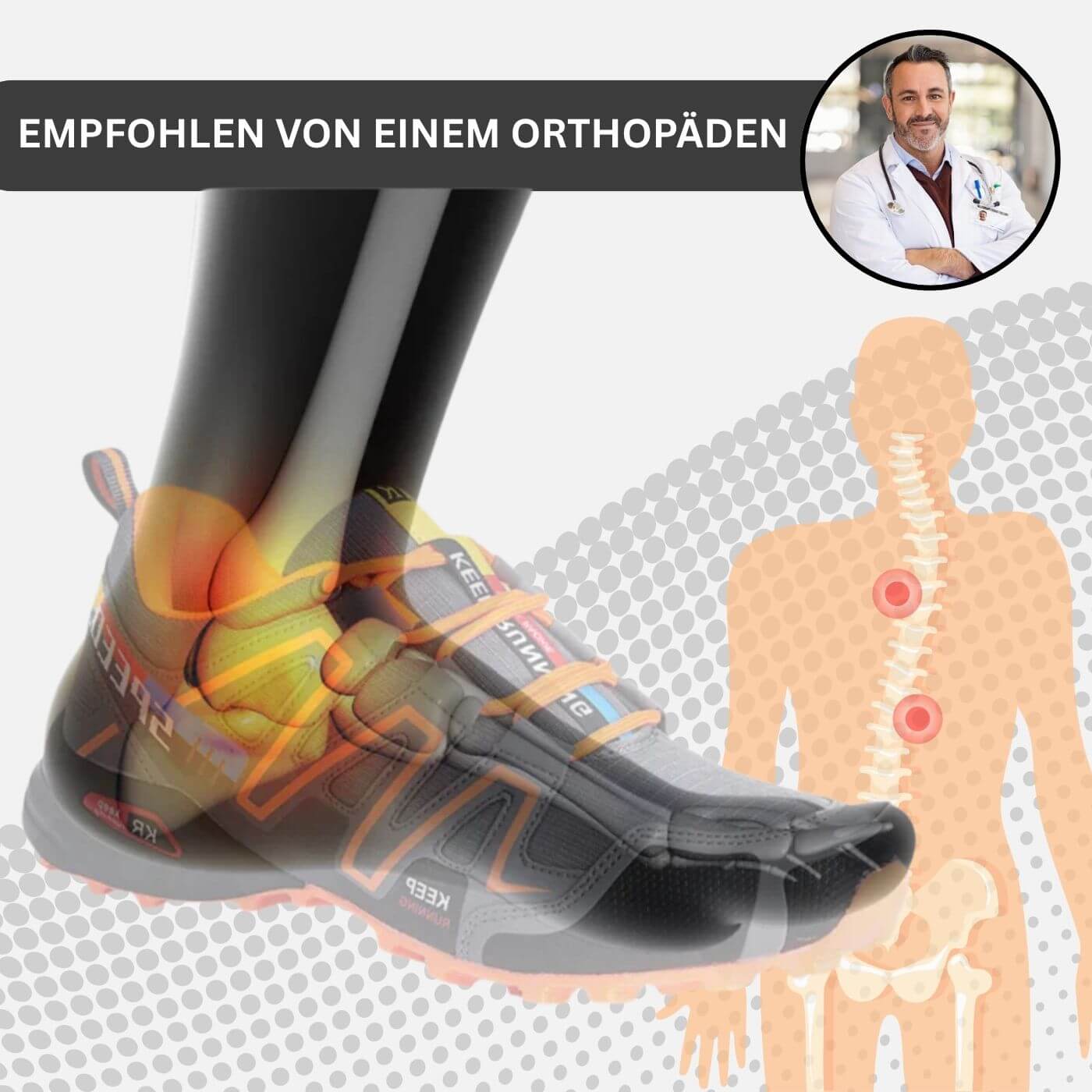 OrthoTrail™ – Ergonomische Wanderschuhe gegen Schmerzen