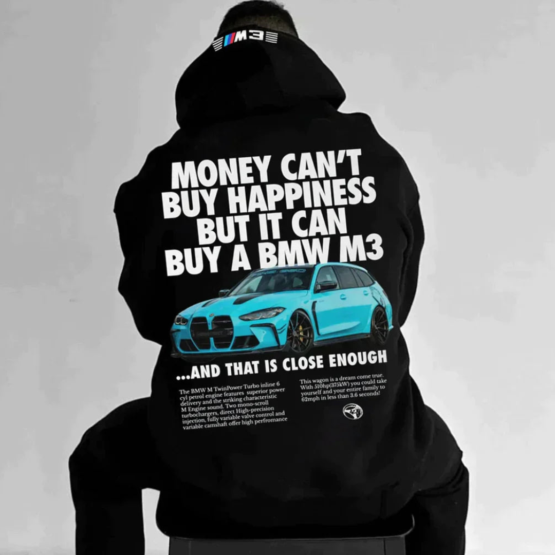 Oversize Kapuzenpullover mit auffälligem Print