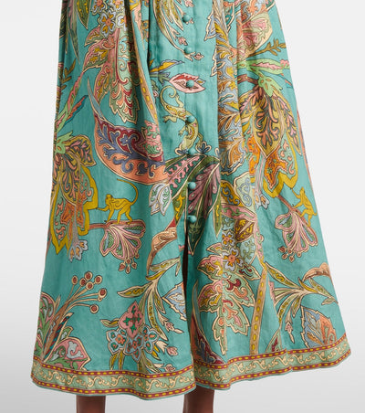 Taliqua – Modisches Kurzarm Kleid Mit Drucken