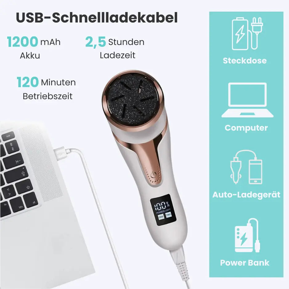 PediPro™ Elektrischer Fußschwielenentferner