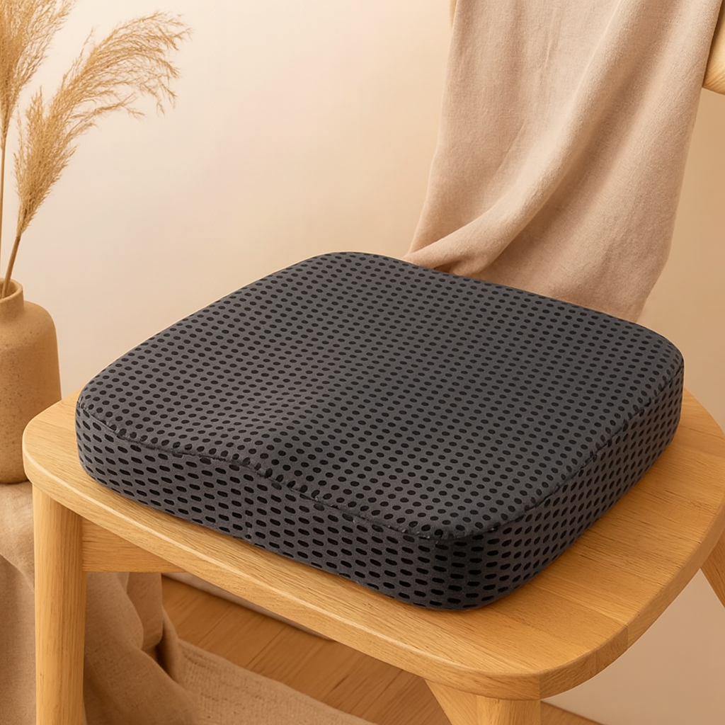 PosturaFlex | Ergonomisches atmungsaktives Sitzkissen aus Memory-Schaum