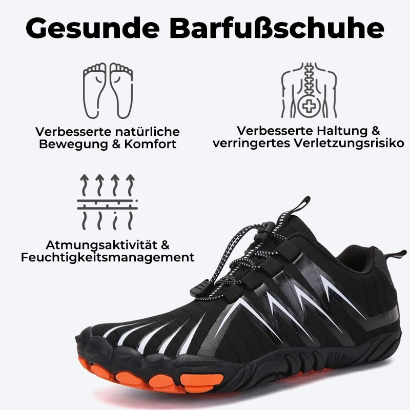 ProStride™ griffige Barfußschuhe